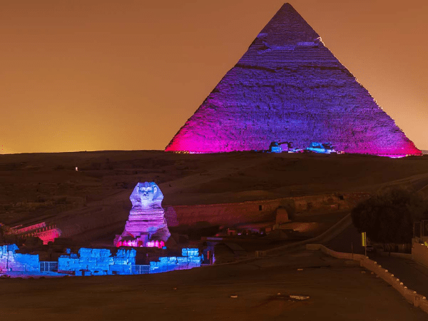 The Pyramids' Light Show (Optional Tour)