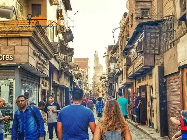 Walking for one hour in Khan El Khalili Bazaar