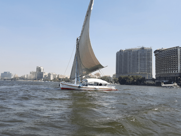 Felucca ride in the Nile river